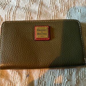 Dooney & Bourke Olive Leather Wallet